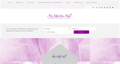 Desktop Screenshot of myeffortlessstyle.com